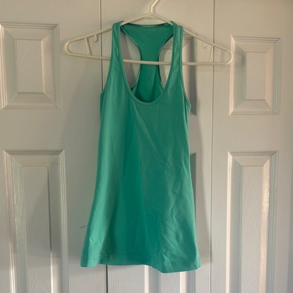 lululemon athletica Tops - Lululemon Athletica Green Fitted Sleeveless Tank Top